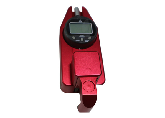 Calibre de espessura vermelho eletrônico da marcação da estrada 0,02 milímetros que indicam a precisão