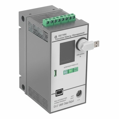 Gestão da energia industrial com medidor elétrico de dupla fase e saída de dados USB com ângulo de observação de 0,2°