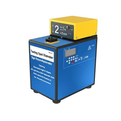 Diâmetro do ponto de ensaio 32 mm Retroreflectômetro de sinal com ângulo de observação de 0,2 graus e temperatura de cor da fonte de luz 2856±50K Iluminante padrão A para avaliação da refletividade