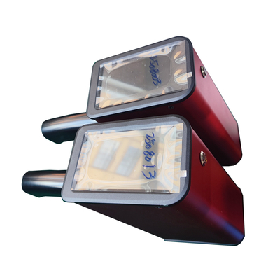 Medidor retroreflector amarelo-cinzento com fonte de alimentação 6V CC 4 baterias AA e 999 dados de ensaio