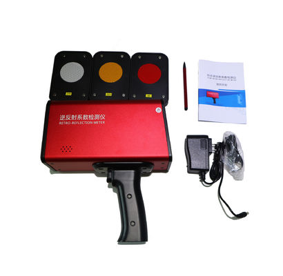 Medidor retrorrefletor -4° Ângulo de Incidência e 8GB de Espaço de Armazenamento de Dados para Temperatura Ambiente -5C- 50C