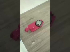 Medida do diâmetro da marcação rodoviária